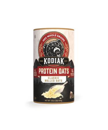 Kodiak Oatmeal Canister Rolled Oats High Protein 100% Whole Grains (1 canister)