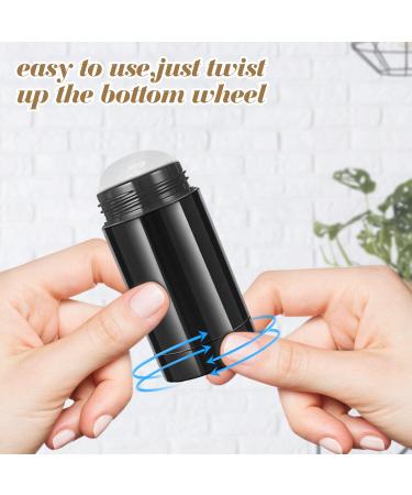 8 Pack 1 Oz Deodorant Containers Empty Black Plastic Twist-up Deodorant Tubes Bottom Filling DIY Travel Refillable Lip Balm Tubes Container - Buy Online on SooperMarket.com