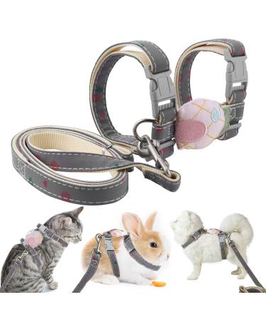 Rabbits dishes rabbit dishes adjustable rabbits cats of cats nylon rabbit dishes with leash for rabbits kitten puppy hamster small animals hikes outdoor (m)