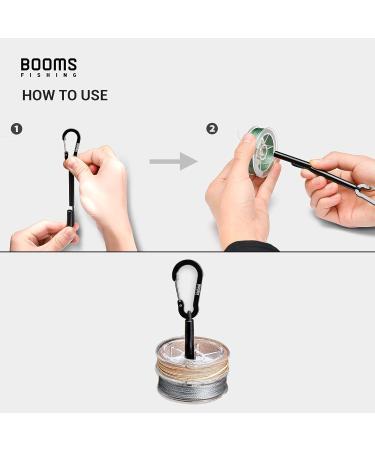 Booms Fishing SH1 Fly Fishing Tippet Spool Holder 2 Pack - Black (2pcs) - Buy Online on SooperMarket.com