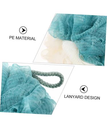 Angoily 3pcs Bath Ball Set - Mesh Shower Sponge & Loofah Pouf for Luxurious Cleansing | International Shipping Available - Buy Online on SooperMarket.com