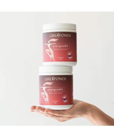 Girl Power Supplements EnergisHER Apple & Grape (30 Servings) - Pre Workout Powder Natural Health Product for Women's Performance Boost Energy & Fat Metabolism 120mg Caffeine L-Carnitine Green Coffee Extract Apple & Grape 30 Servings (Pack of 1) - Buy Online on SooperMarket.com