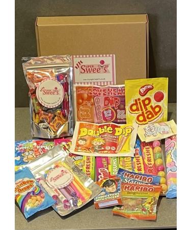 Super Sweets Large Retro Sweet Box Filled With Sweets From Your Childhood - Buy Online on SooperMarket.com