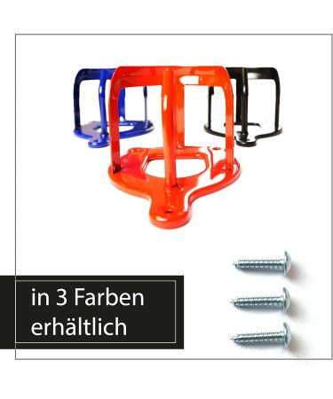 Bridle Holder for Horses - Metal Saddle Chamber with Extra Hooks | Red & Black | Perfect for Riding Stables - Buy Online on SooperMarket.com