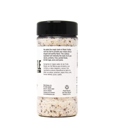 Black Truffle Sea Salt - 9 Ounce (Pack of 1) | Premium Quality Seasoning - Buy Online on SooperMarket.com