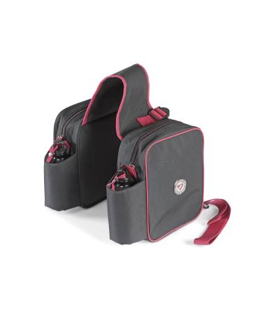 Shires Saddle Panniers Charcoal