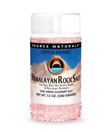 Source Naturals Crystal Balance Himalayan Rock Salt Fine Grind 12 oz (340 g)