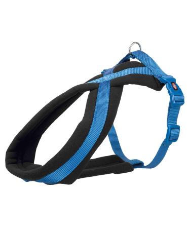 Trixie Premium Touring Tears Size XS - S: Breast circumference 30 55 cm/15 mm in royal blue - sporty dog dishes with pleasant fleece padding continuously adjustable for small dogs 203602 royal blue XS - s: 30 55 cm/15 mm