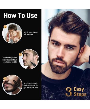 Shop Bart Pencil: Waterproof Beard Filler for Thicker Beards | Effective Men's Care Set - Buy Online on SooperMarket.com