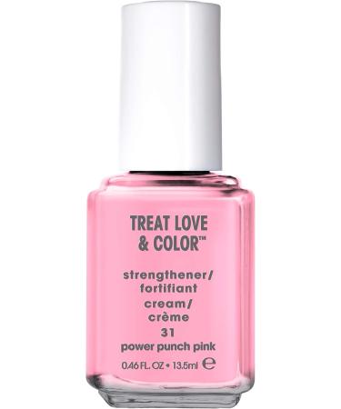 Essie Treatments - Treat Love & Color Strengthener - Power Punch Pink - 13.5 mL / 0.46 oz - Buy Online on SooperMarket.com