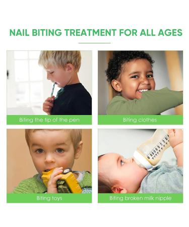 Kids' Nail Biting Treatment | Stop Bad Habits Naturally with Bitter Taste Plant Extract | Safe & Effective - Buy Online on SooperMarket.com