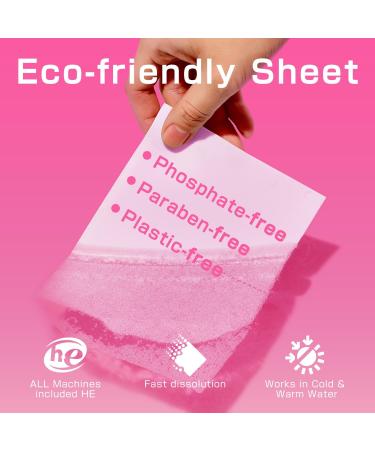 Soulink Magnolia Laundry Detergent Sheets - 240 Loads Eco-Friendly Plant-Based Hypoallergenic No Plastic Jug | 240 Count - Buy Online on SooperMarket.com