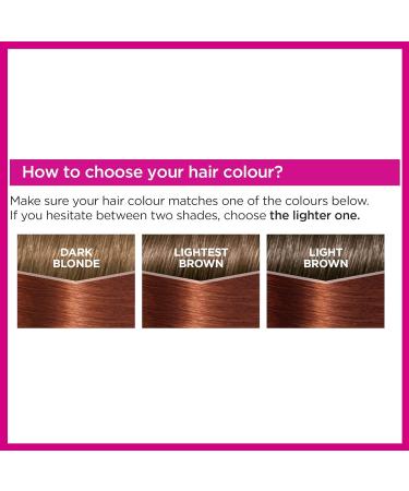 LOr al Paris Ammonia-Free Semi-Permanent Hair Dye 645 Amber Red Glossy Colour - Natural Finish, Up to 28 Shampoos, Casting Cr me Gloss - 1 Application - Buy Online on SooperMarket.com