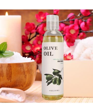 Premium 118ml Cold-Pressed Olive Oil Massage Oil | Nourishing Hair Skin & Hands - International Shipping Available - Buy Online on SooperMarket.com