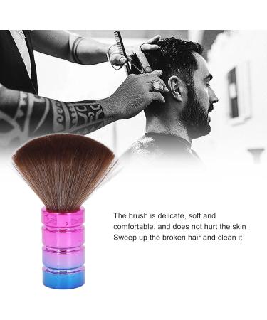 Neck Duster Brush Soft Nylon Bristles Electroplate Ergonomic Barber Hair Cutting Neck Hair Brush Stand Up Base Comfortable Suitable for Barber Shop or Home Use - Buy Online on SooperMarket.com
