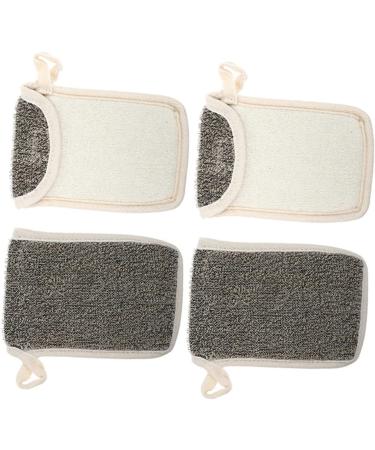 Baluue 16 Pcs Black Linen Soap Bag Foaming Soap Shower Foaming Bag Soap Pouch Cotton Soap Bags Flax - Buy Online on SooperMarket.com