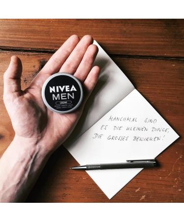Nivea Men Nourishing Skin Cream - Intensive Moisture for Face Body & Hands - Light Formula with Vitamin E - 30ml (1 Pack) - Buy Online on SooperMarket.com