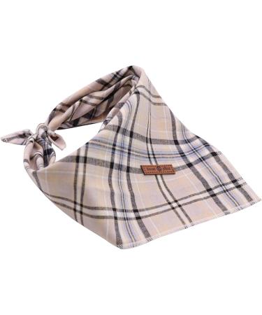 Lionet Paws Dog Bandana | Triangular Headscarf for Small Medium & Large Dogs - Grey (Pack of 1) | International Shipping Available - Buy Online on SooperMarket.com