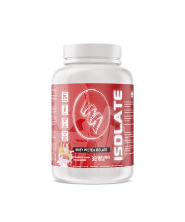 Predator Labs - Pred Iso 1kg - Lactoserum isolate protein 32 servings (Strawberry banana)