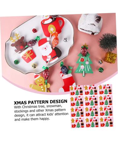 Alipis 156 Pcs Candy Wrapper Cards Holiday Lollipop Sticks Candy Gift Package Reindeer Lollipop Holder Christmas Lollipop Cards Lollipop Paper Cards Cute Holiday Items 300g Coated Paper As Shownx2pcs 25.4X19.4CMx2pcs - Buy Online on SooperMarket.com