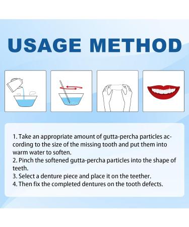 Tooth Repair Kit/Cavity Filler for Teeth/Tooth Repair Granules/Tooth Repair Kit for Chipped Teeth/Moldable False Teeth/Cavity Filler for Teeth/Temporary Filling for Tooth(30g) - Buy Online on SooperMarket.com