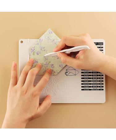 Mini 6.4x8.5 Multi-Purpose Scoring Board & Envelope Maker Set for Card Making and Crafts Projects - Buy Online on SooperMarket.com