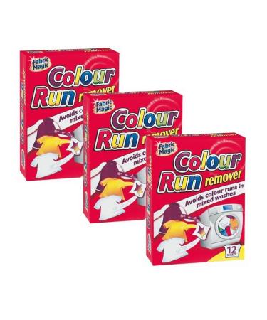 Fabric Magic Colour Run Remover Avoids Colour Runs In Mixed Washes. Fabric Magic - 36 sheet