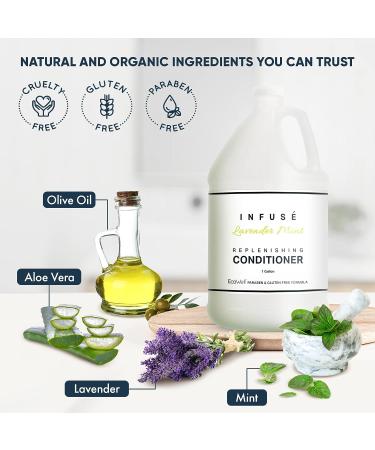 Shoppe Lavender Mint Hotel Conditioner 1 Gallon | Hospitality & Vacation Rentals | Refill Dispenser | Single Gallon - Buy Online on SooperMarket.com