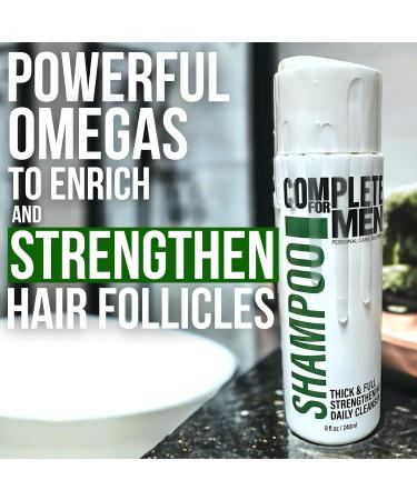 Mens Shampoo for Thicker Hair - Paraben & Sulfate Free Deep Cleansing Strengthening Shampoo | Scalp Care & Daily Hair Cleanser - Buy Online on SooperMarket.com