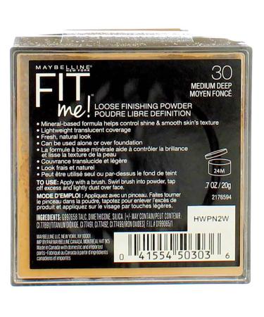 Maybelline Fit Me Loose Finishing Powder 30 Medium Deep 0.7 oz - Pack of 2 - Buy Online on SooperMarket.com
