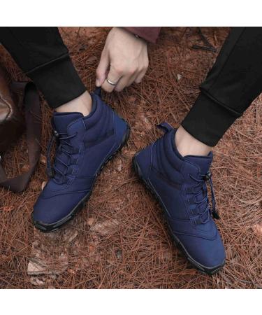 Waterproof Barefoot Shoes Winter Pro 2.0 | Unisex Minimalist Trail Guides for Men & Ladies | Outdoor Footwear in Blue (EU Size 36) - Buy Online on SooperMarket.com