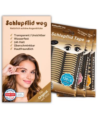 Slue Pflid Tape "Tast Package" S M L - Eye Lifting Lifting Without Op!Slide stripes for beautiful open eyes loopholish stripes eyelid adhesive tape waterproof holds 24 hours