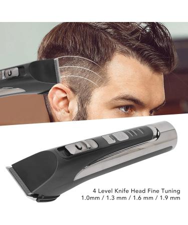 Cordless Hair Clipper Multifunctional Efficient Electric Hair Trimmer with Indicator Light for Hairdressing Salon (Black) - Buy Online on SooperMarket.com