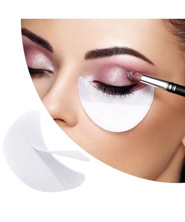 Kalolary 120 Pcs Eye Shadow Shields, Eyeshadow Pads Stencils Lint Free Under Eye Pads Eyeshadow Patches For Eyelash Extensions/Lip Makeup