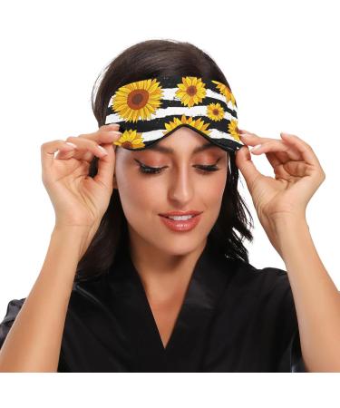 Haskirky Light Blocking Eye Mask for Deep Sleep | Adjustable, Breathable | Men and Women | Perfect for Travel, Yoga, Meditation - Buy Online on SooperMarket.com