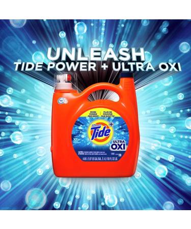 Tide Ultra Oxi Liquid Laundry Detergent - 138oz | Powerful Stain Removal & Fresh Scent | International Shipping Available - Buy Online on SooperMarket.com