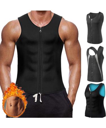 Manson Gynecomastia Zipper Vest | Compression Shirt Tank Top for Men | Size Medium - Buy Online on SooperMarket.com