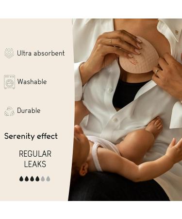 Essential Plus Slim Nursing Pads - Ultra Absorbent Reusable & Eco-Friendly - 6 Pack Stay Dry Breast Pads for Regular Leaks - Buy Online on SooperMarket.com