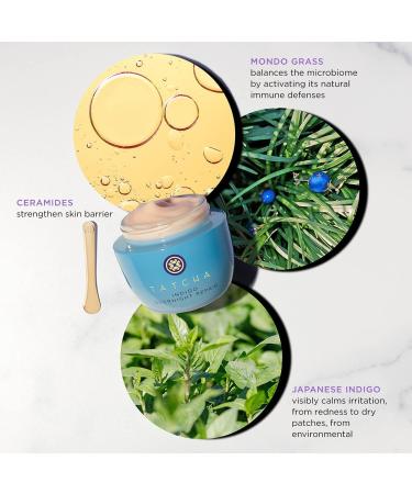 TATCHA Replenishing Nourishment Duo: Dewy Skin Cream & Indigo Overnight Repair Serum 1.7 oz - AM + PM - Buy Online on SooperMarket.com