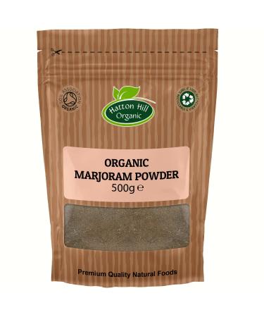Organic Dried Marjoram Powder 500g by Hatton Hill Organic - Free UK Delivery