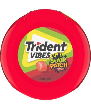 Trident Vibes Sour Patch Kids Sugar-Free Gum Redberry 40 count (Pack of 6) Redberry 40 count (Pack of 6) - Buy Online on SooperMarket.com