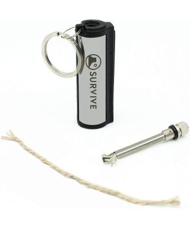 Survive Permanent Match 5-Pack: Forever Lighter Emergency Fire Starter Set with Metal Keychain - Buy Online on SooperMarket.com