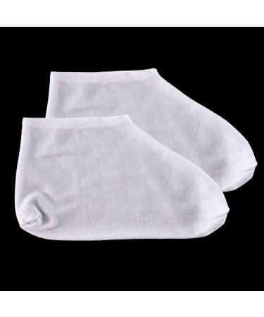 Buy DEZHI 6 Pairs Cotton Moisture Socks - Foot Spa Socks for Dry Cracked Skin - Moisturizing White Socks for Ultimate Comfort - Buy Online on SooperMarket.com