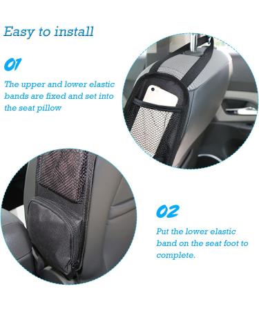 Giak Auto Organizer - Multifunctional Foldable Car Seat Hanging Storage Pocket for Trucks Vans & SUVs - Buy Online on SooperMarket.com
