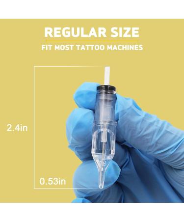 Romlon Tattoo Cartridge Needles - 60Pcs Assorted Standard Sterilized Mixed Tattoo Needles for Tattoo Machine Kits & Supplies - Buy Online on SooperMarket.com