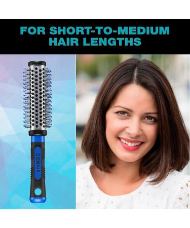Conair Salon Results Small Metal Round Brush for Short to Medium Hair - Blow-Drying Hairbrush (Color May Vary) | 1 Count - Buy Online on SooperMarket.com