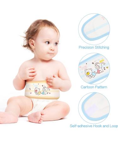 MagicLulu 4 Pcs Cotton Newborn Belly Belt & Umbilical Cord Cover Set - Buy Online on SooperMarket.com