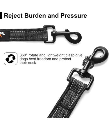 Toozey 5m Rubberized Dog Leash for Small to Large Dogs - Durable Black Drag Line with Hand Loop & Storage Bag - Buy Online on SooperMarket.com