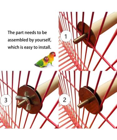 PINVNBY Bird Playground Parrot Play Gym Parakeet Cage Play Stand Wooden Perches Playpen Ladders Conure Chewing Climbing Swing Toy Birdcage Accessories for Small Cockatoo Cockatiel Lovebirds Budgie - Buy Online on SooperMarket.com