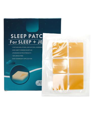 Sleeping plasters for adults 42 pieces promote sleep acupuncture point patch improve insomnia sleep aid stickers for nighttime use